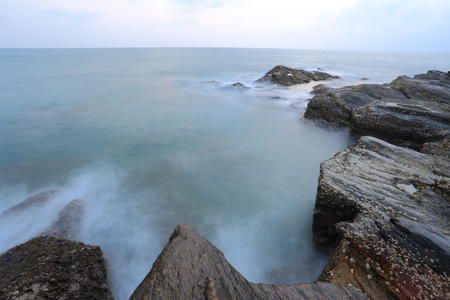 Rocky beachの写真素材