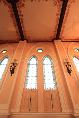 Church windowのeditorial素材