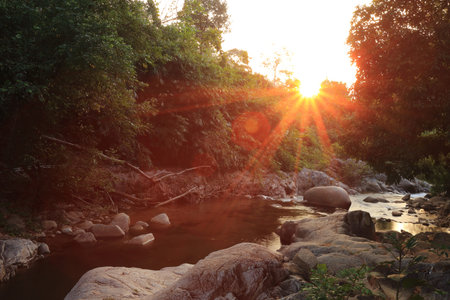 waterfallの写真素材
