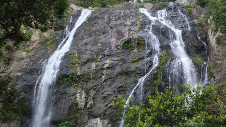Klong Lan waterfall in Klong Lan national park at Kamphaeng Phet, Thailand