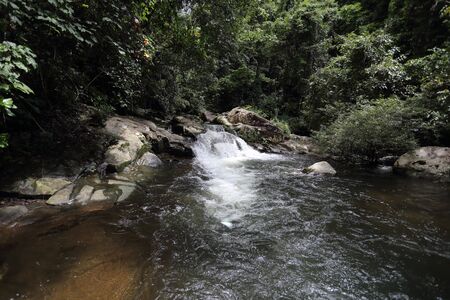 Khao Soi Dao waterfall in Chanthaburi, Thailandの写真素材