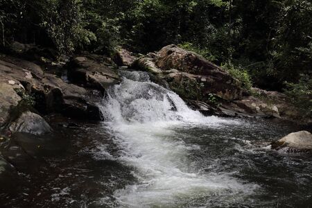 Khao Soi Dao waterfall in Chanthaburi, Thailandの写真素材