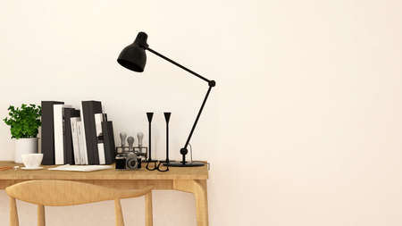 workspace clean design-3D Renderingの写真素材