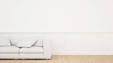 Sofa in living room modern classic style - 3d renderingの写真素材