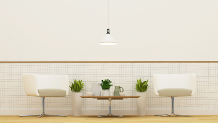 Restaurnat  or cafe - 3D Renderingの写真素材