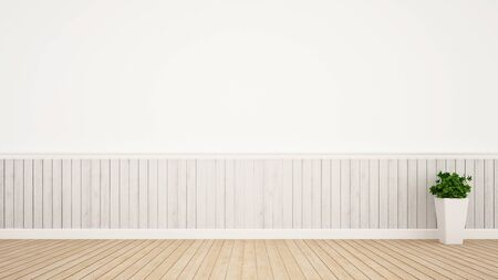 Wall decoration and plant for artwork - 3D Renderingの写真素材