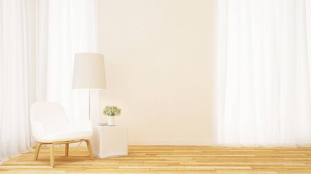 library area or living room minimal design - 3D Renderingの写真素材