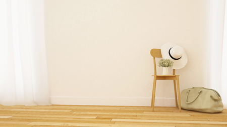 living room or gallery minimal design - 3D Renderingの写真素材