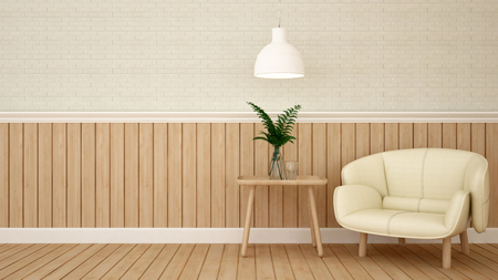 living area in coffee shop or lounge - 3D Renderingの写真素材