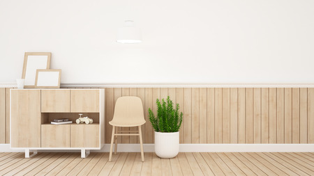 living area in kid room or coffee shop - 3D Renderingの写真素材