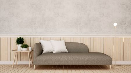 living room in hotel or apartment - 3D Renderingの写真素材