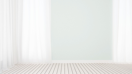 empty room decoration in home or apartment - 3D Renderingの写真素材