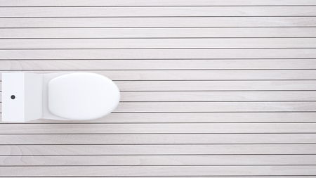 toilet in apartment or hotel top view for artwork - 3D Renderingの写真素材
