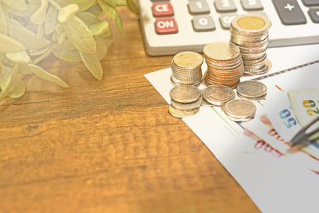 Business concept of making or saving money on investment, Stock, Business improvement, Exchange,...