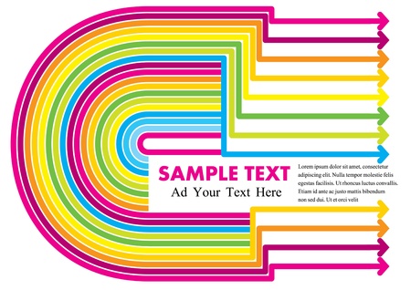 abstract arrow background design vector illustration eps 10のイラスト素材