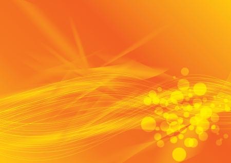 beautiful abstract orange design background vectorのイラスト素材