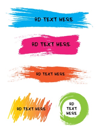 Colorful design for speechのイラスト素材