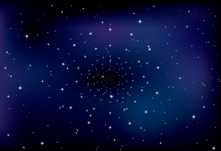 Abstract background Night sky with starsのイラスト素材