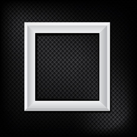 modern frame on dark modern wallのイラスト素材