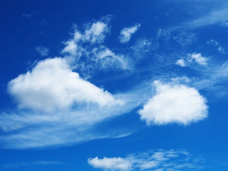 blue sky with cloud 