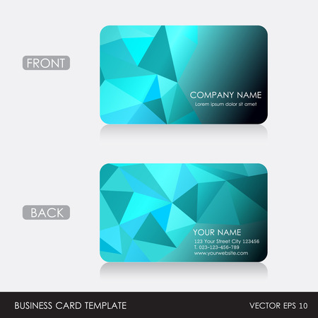 Business Card template  Vector illustration  EPS10のイラスト素材