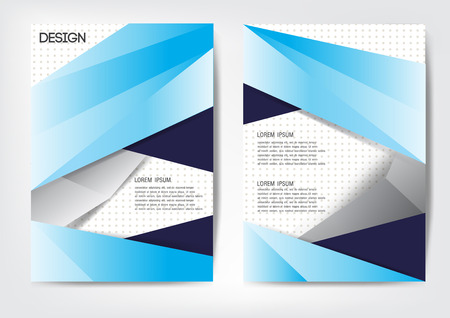Cover report Vector design template modern style. Vector illustration. Can use for business data report, presentation, web page, brochure, leaflet, flyer, poster and advertising.のイラスト素材