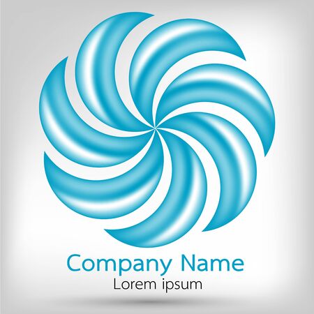 abstract Circle logo design Vectorのイラスト素材