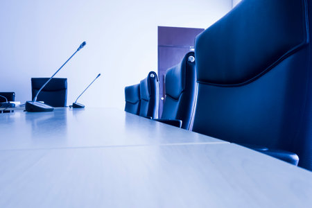 conference room blurred backgroundの写真素材