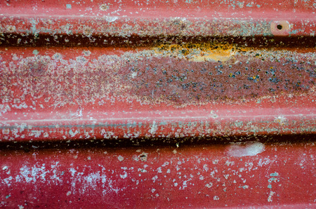 Rusty metallic redの写真素材