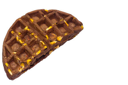 Waffles Chocolate Mix cornの写真素材