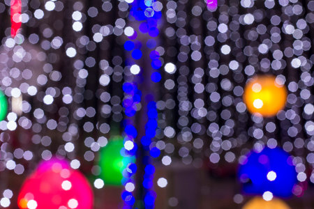 Bokeh image White toneの写真素材