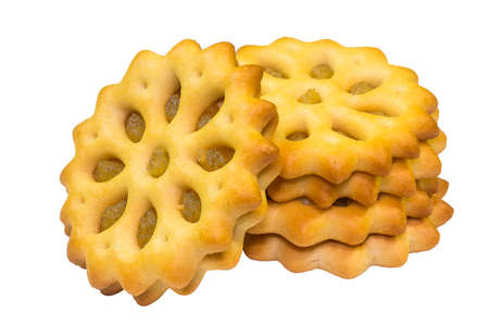 pineapple sandwich crackersの写真素材