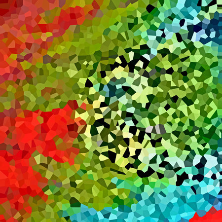 Abstract multicolored mosaic background texture, filler image, illustrationの写真素材