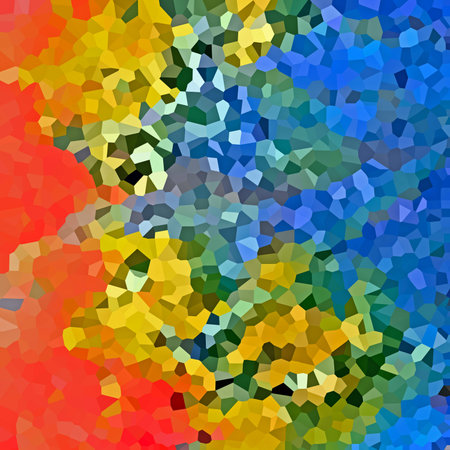 Abstract multicolored mosaic background texture, filler image, illustrationの写真素材