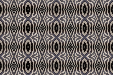 Seamless pattern made from Common Zebra (Burchell's Zebra) skin