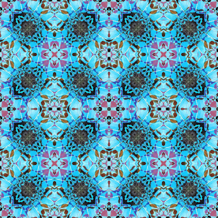 Colorful background pattern made from butterfly wing 