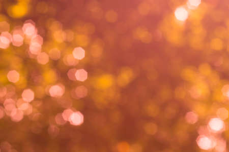 Abstract colorful bokeh. orange bokeh, abstract light bokehの写真素材