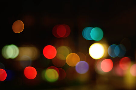 Colorful color lights bokeh background, Chrismas lights bokehの写真素材