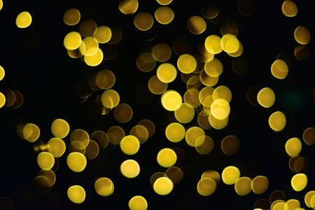 Christmas color lights bokeh background, abstract lights bokehの写真素材