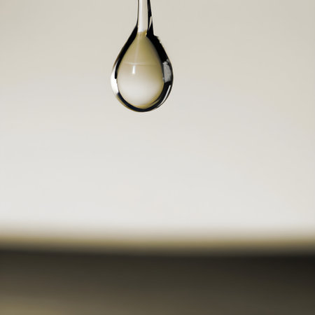 close up of oil drop. Generative AIの素材