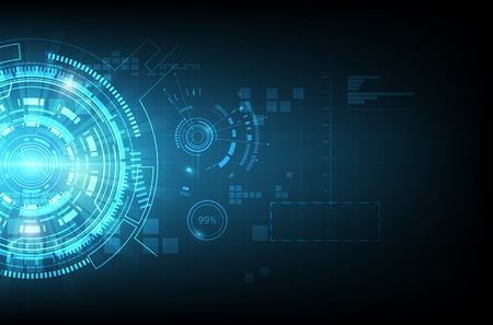 Vector background abstract technology communication conceptのイラスト素材