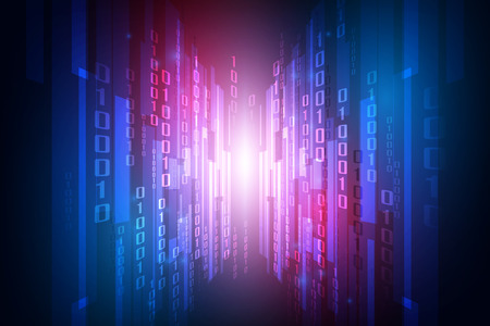 Abstract technology security on global network background, vector illustrationのイラスト素材