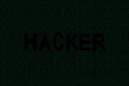 Abstract Technology Binary code Background.Digital binary data and hacker Concept