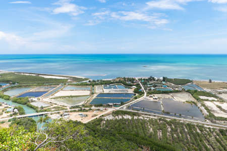 Khao Dang view point at Sam Roi Yod national park in Thailandの写真素材