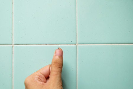 Cut finger by paper cutterの写真素材