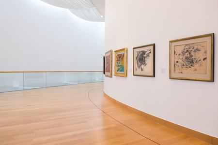 BANGKOK - 2016, OCTOBER 8 : Gallery floor at Bangkok Art and Culture Centre in Bangkok, Thailandのeditorial素材