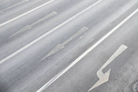 White line on the road texture ,Empty of cars on the streetの写真素材
