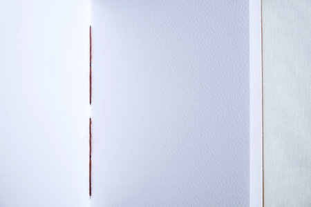 A white book texture background