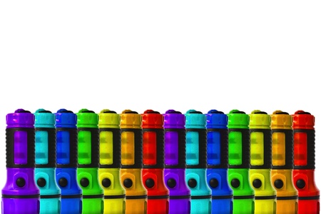 Colorful flashlight is a tool for our houseの写真素材