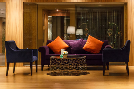 Bangkok, Thailand - January 22, 2014: Hall of the hotel at Bangkok, Thailandのeditorial素材